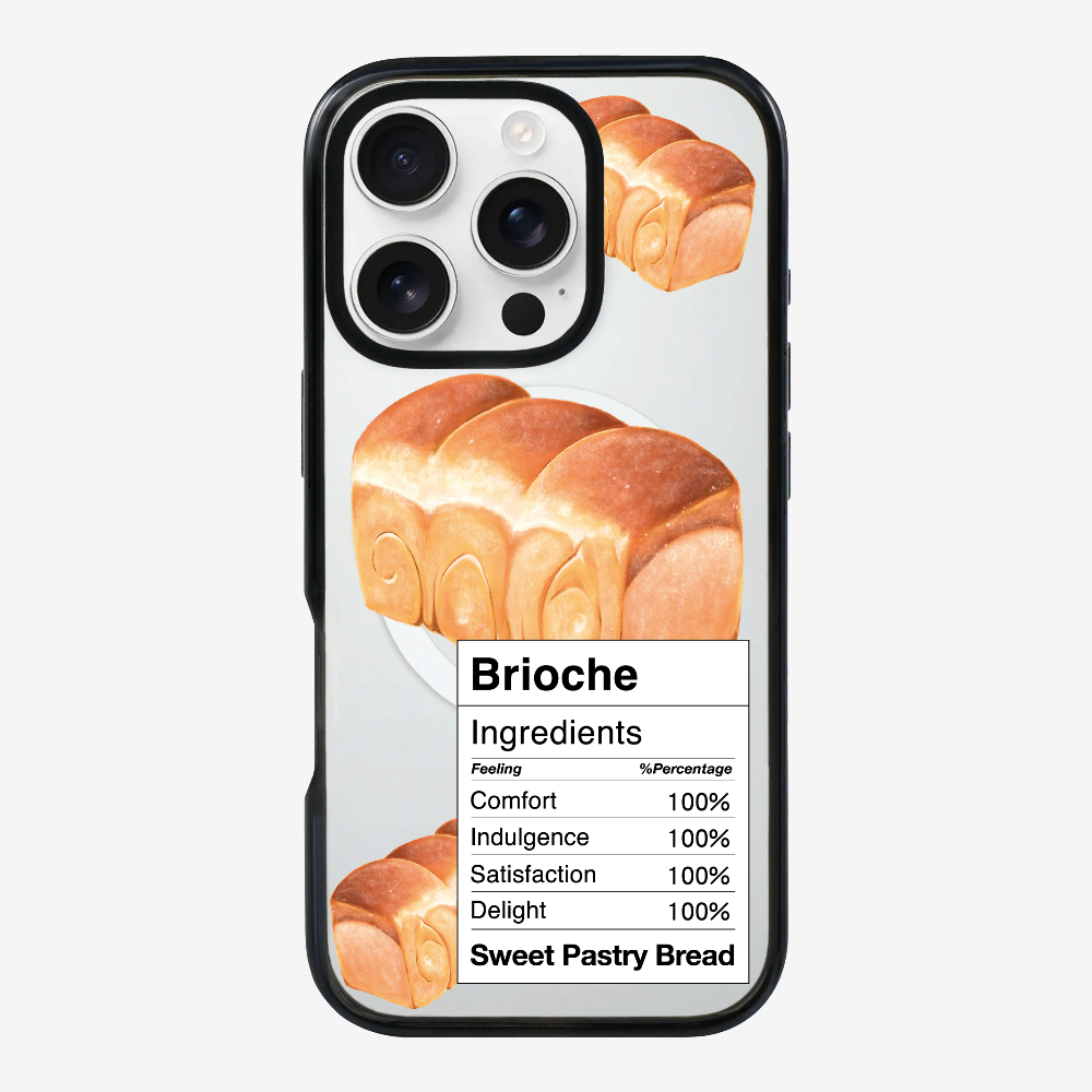 Brioche Bread Recipe Ingredients Phone Case