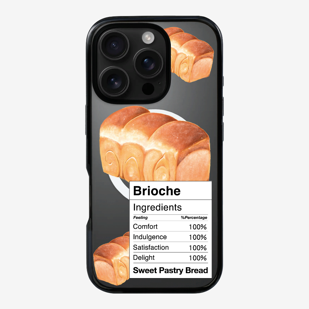 Brioche Bread Recipe Ingredients Phone Case