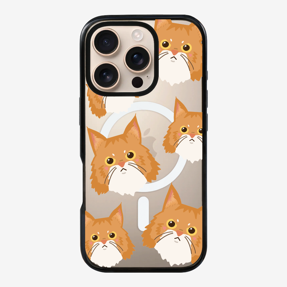 Maine Coon Cat Selfie Phone Case