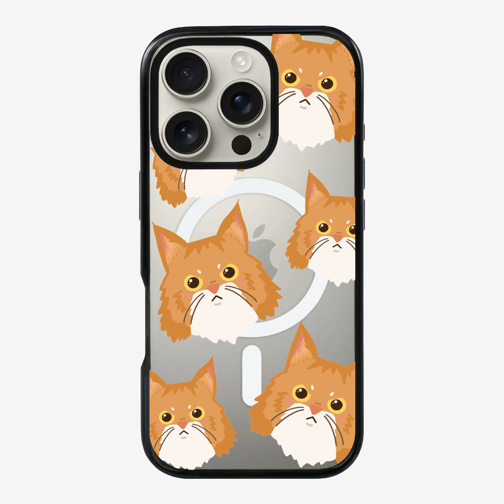 Maine Coon Cat Selfie Phone Case