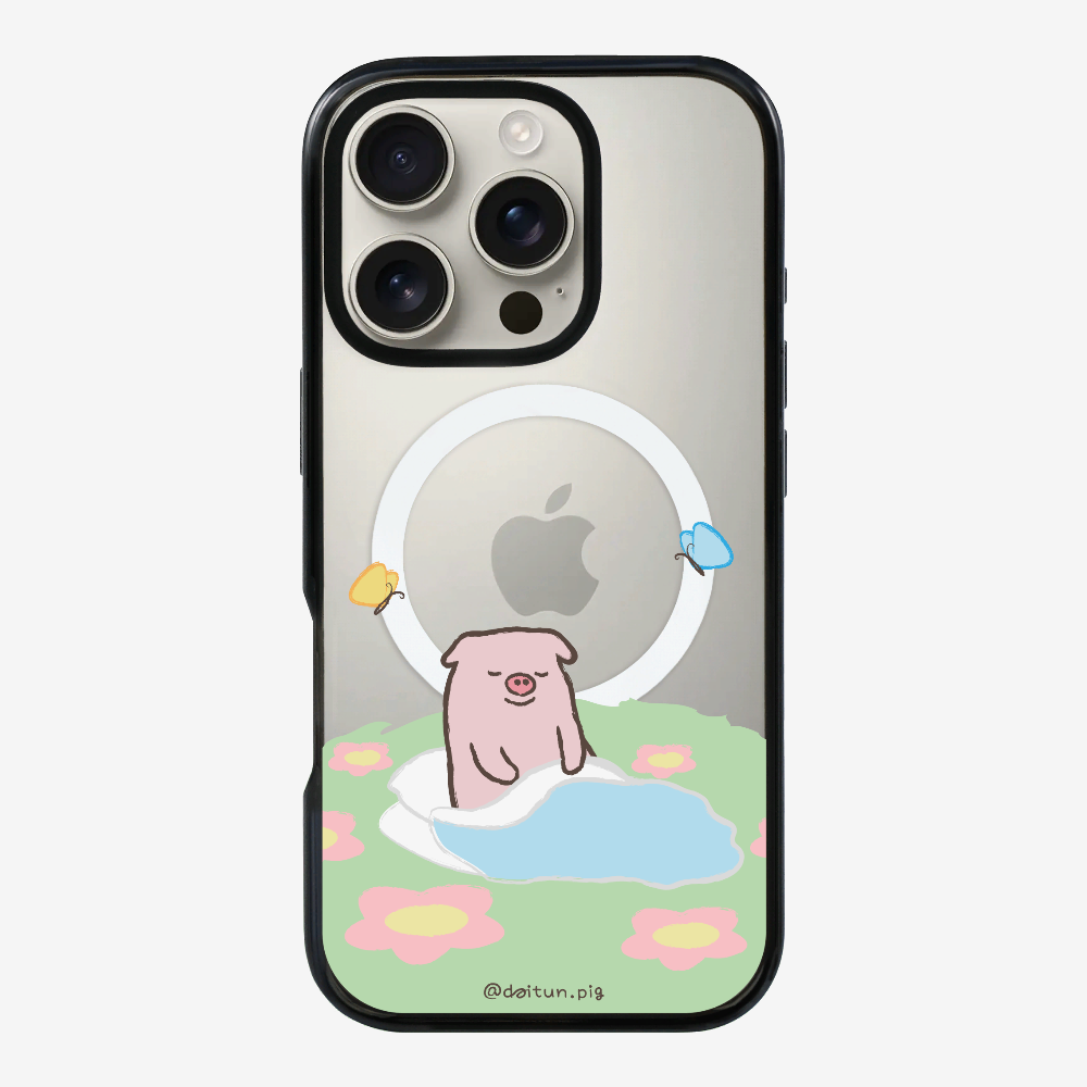 Daitun Pig by the Green Pastures Phone Case