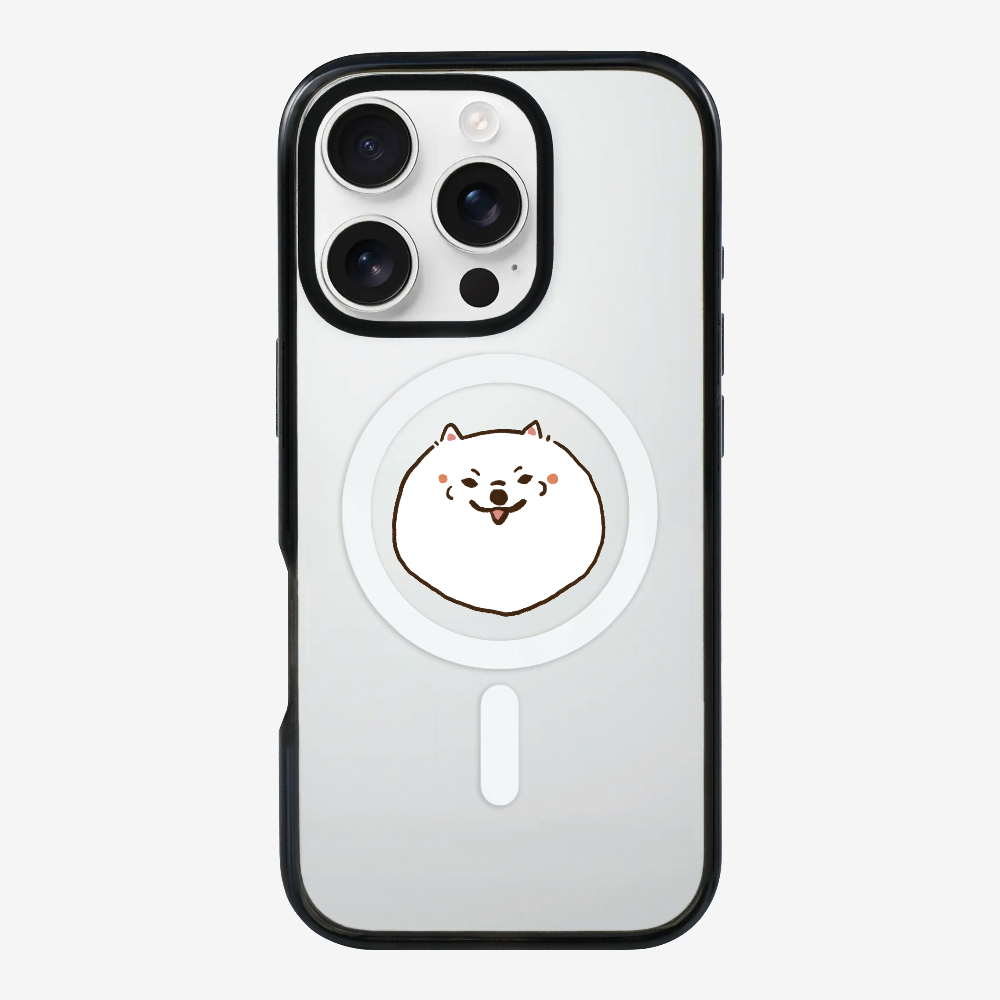 Germany White Pomeranian Phone Case
