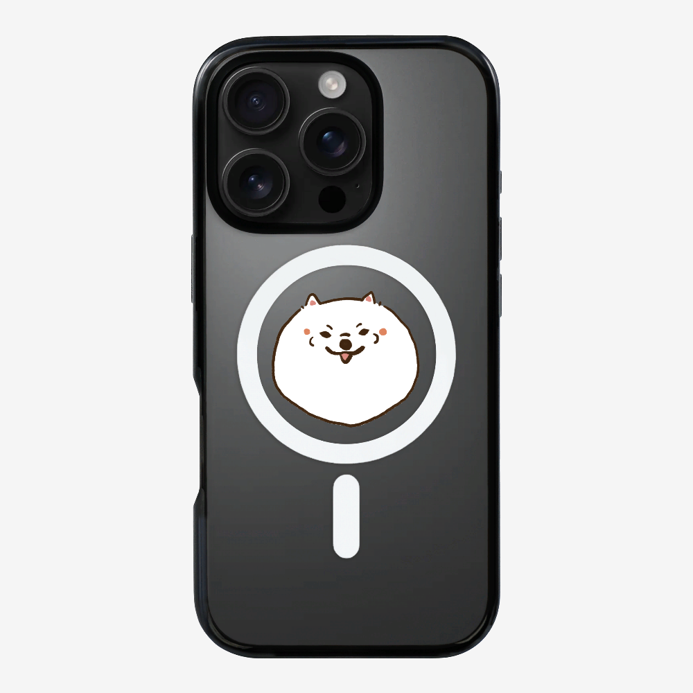 Germany White Pomeranian Phone Case