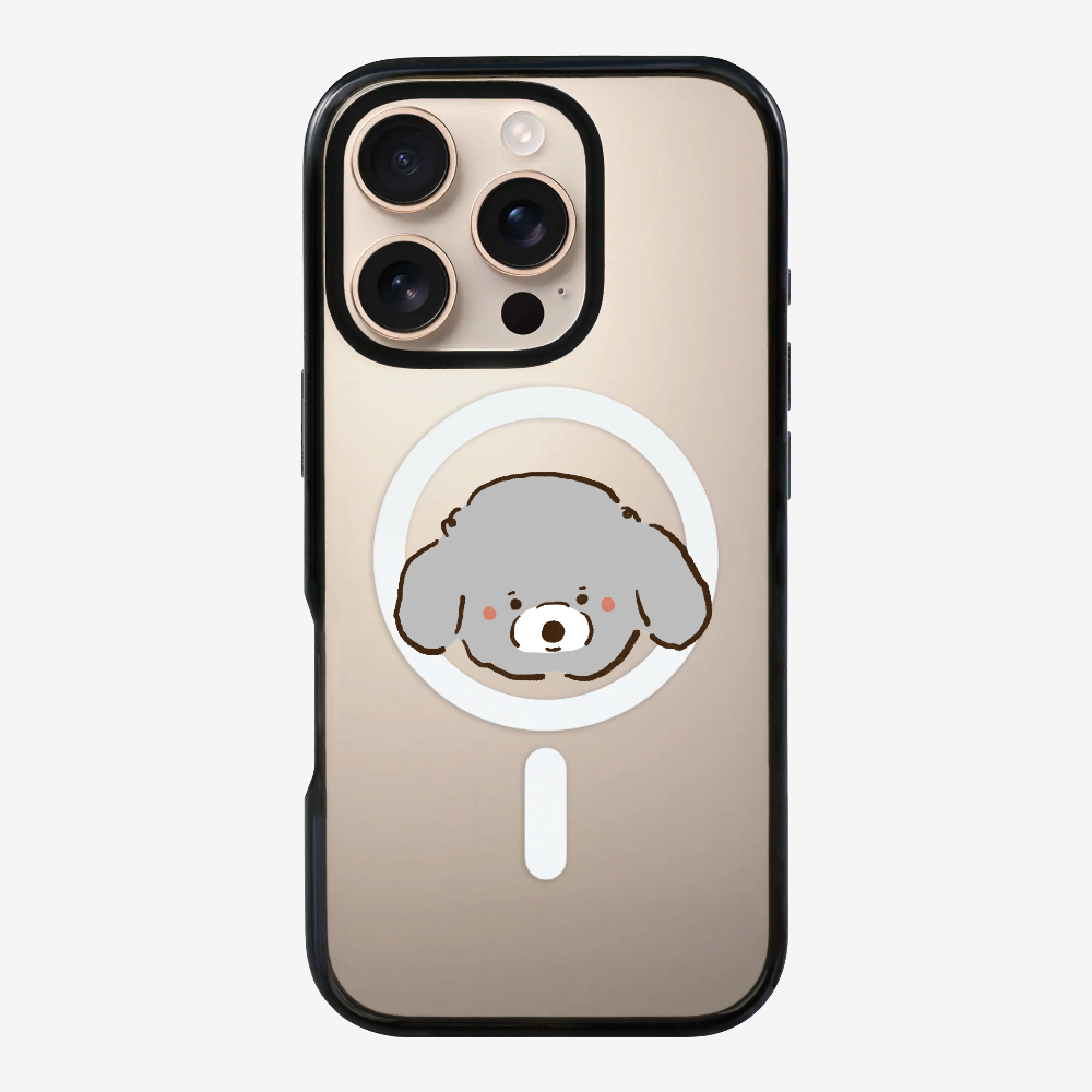 Germany Grey Poodle Phone Case