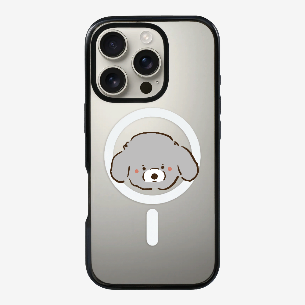 Germany Grey Poodle Phone Case