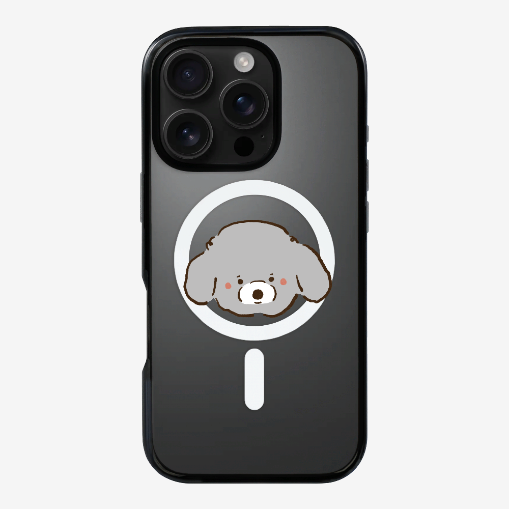 Germany Grey Poodle Phone Case