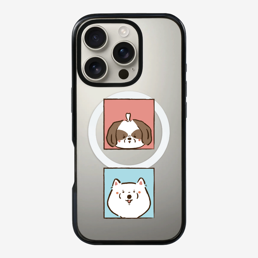 Apso and Samoyed Phone Case