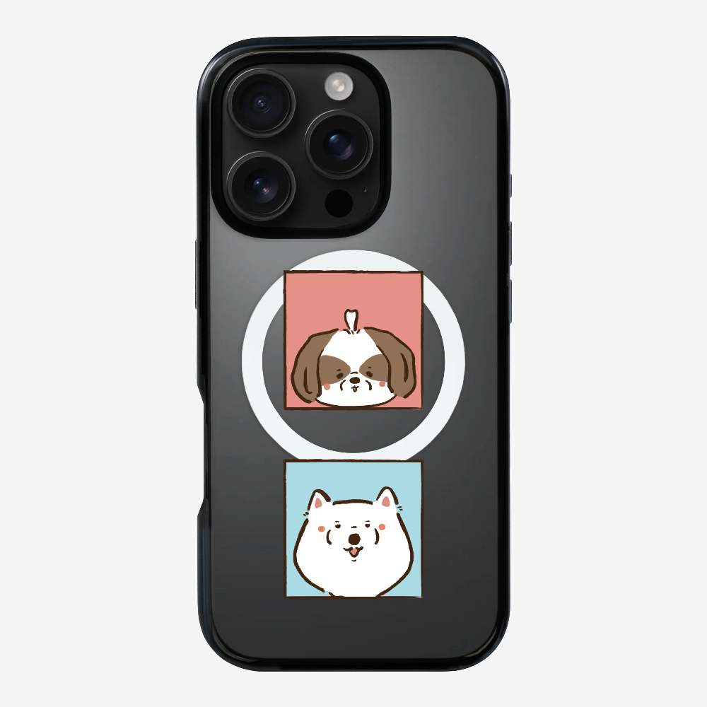 Apso and Samoyed Phone Case