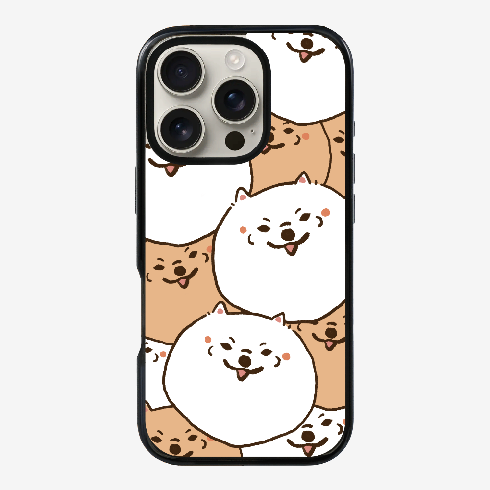 Crowded Pomeranian Phone Case