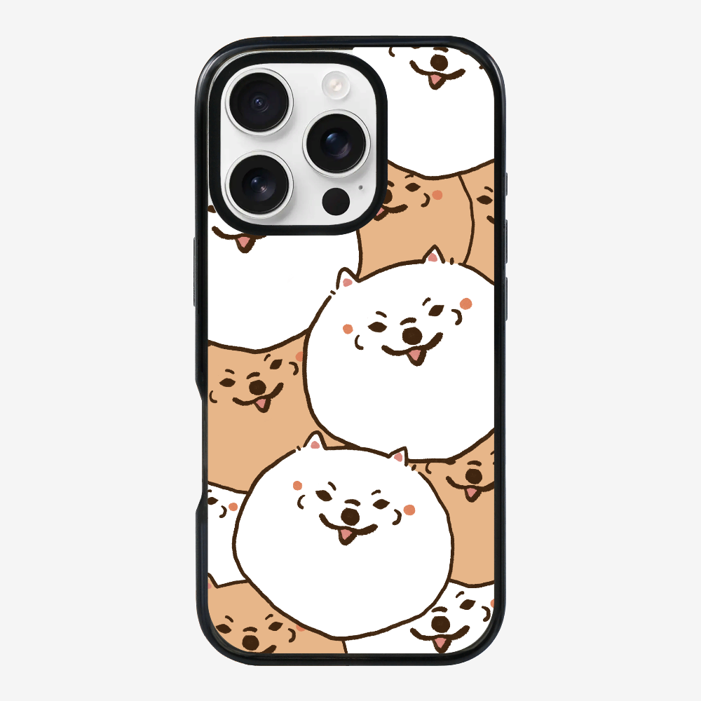 Crowded Pomeranian Phone Case