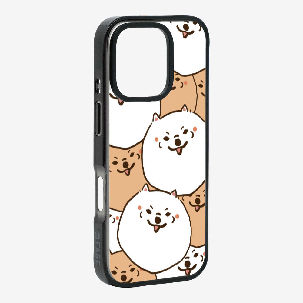 Crowded Pomeranian Phone Case
