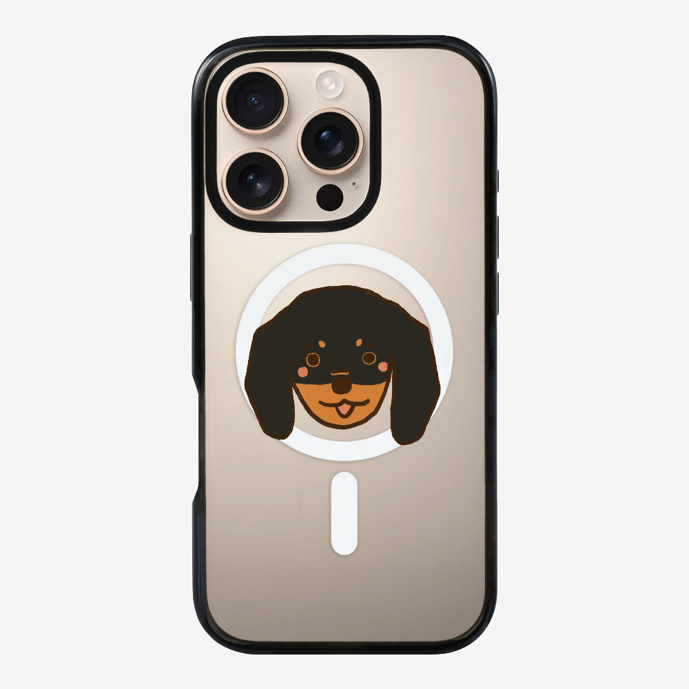 Germany Black Dachshund Phone Case
