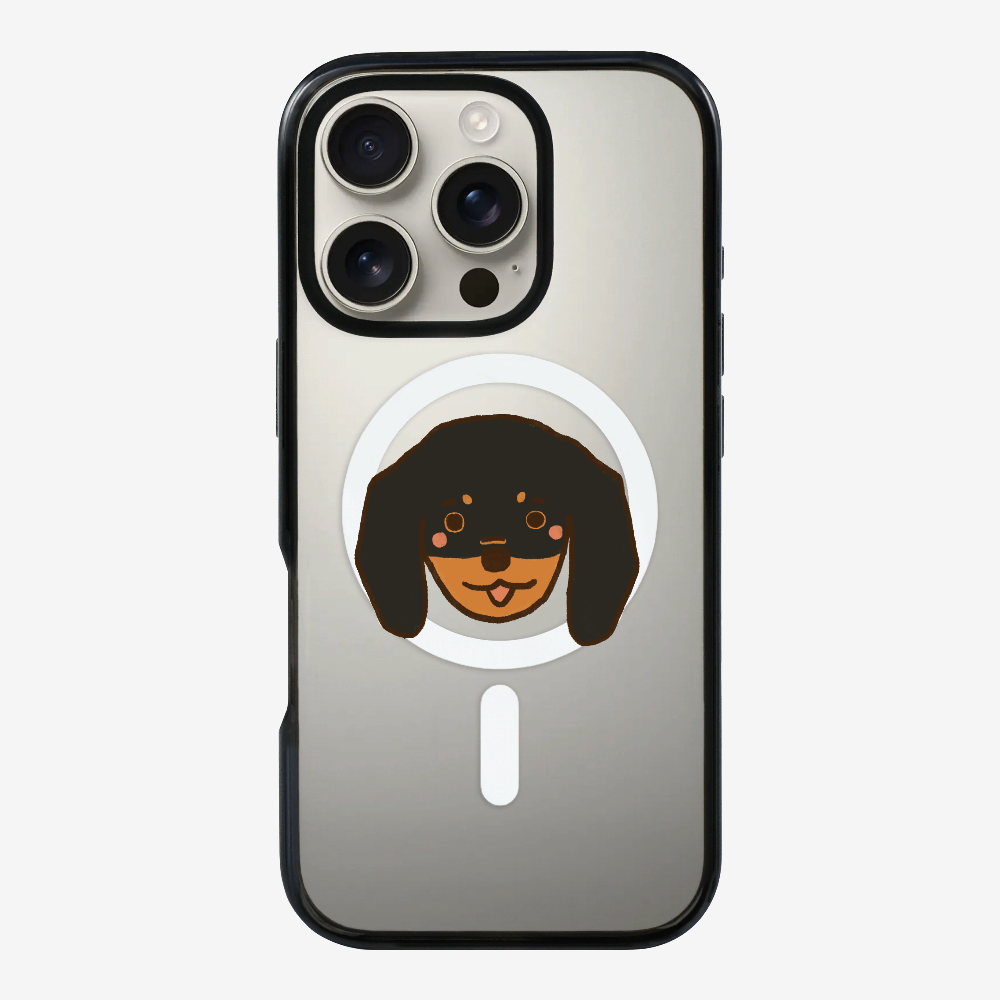 Germany Black Dachshund Phone Case