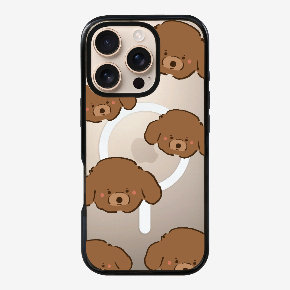 Brown Poodle Wonderland Phone Case