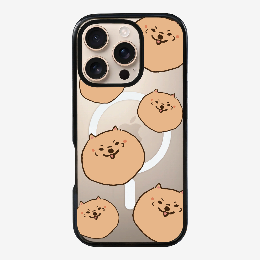 Brown Pomeranian Wonderland Phone Case