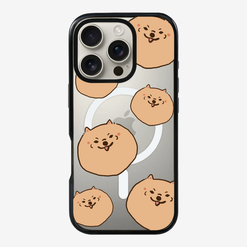 Brown Pomeranian Wonderland Phone Case