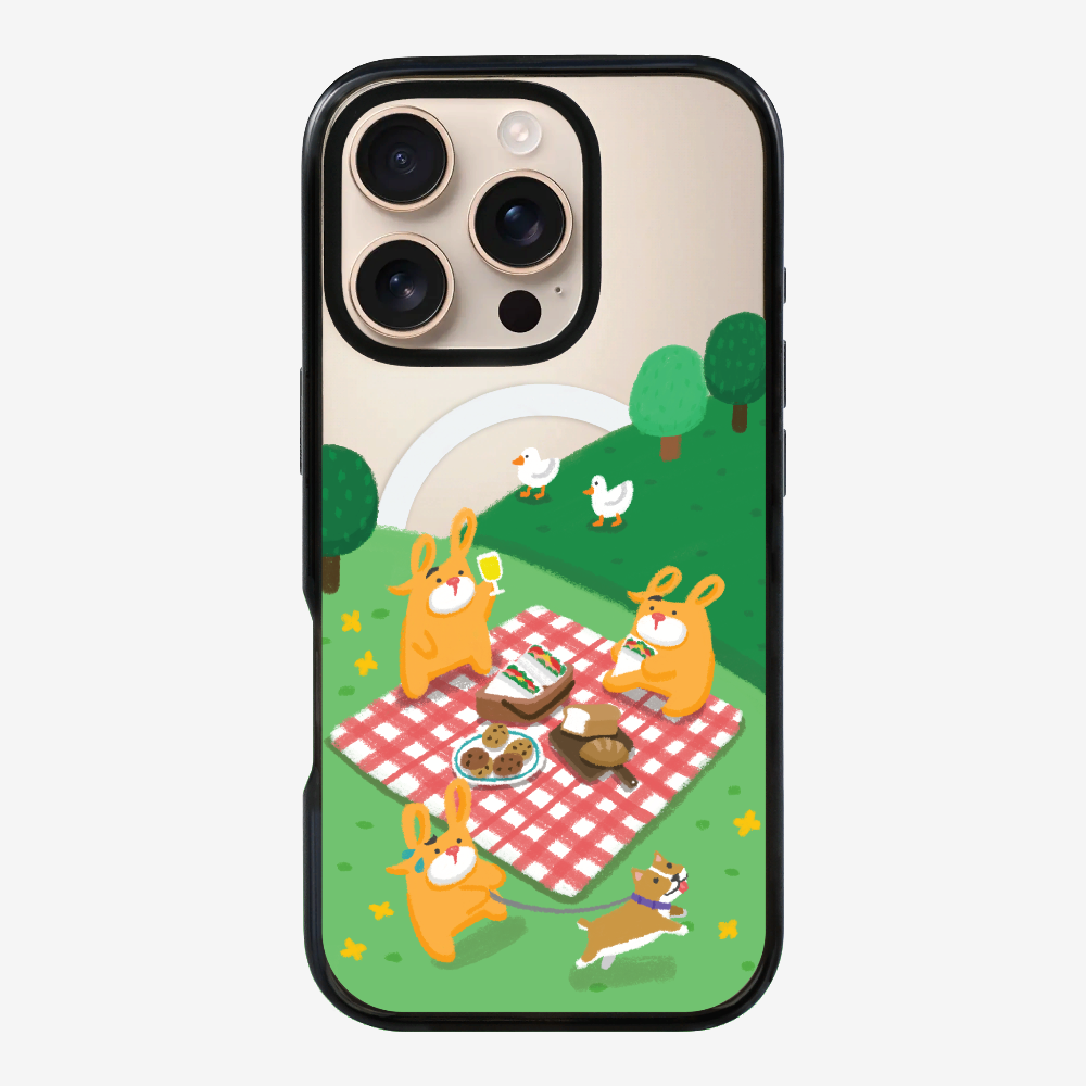 Bear Go Picnic Phone Case
