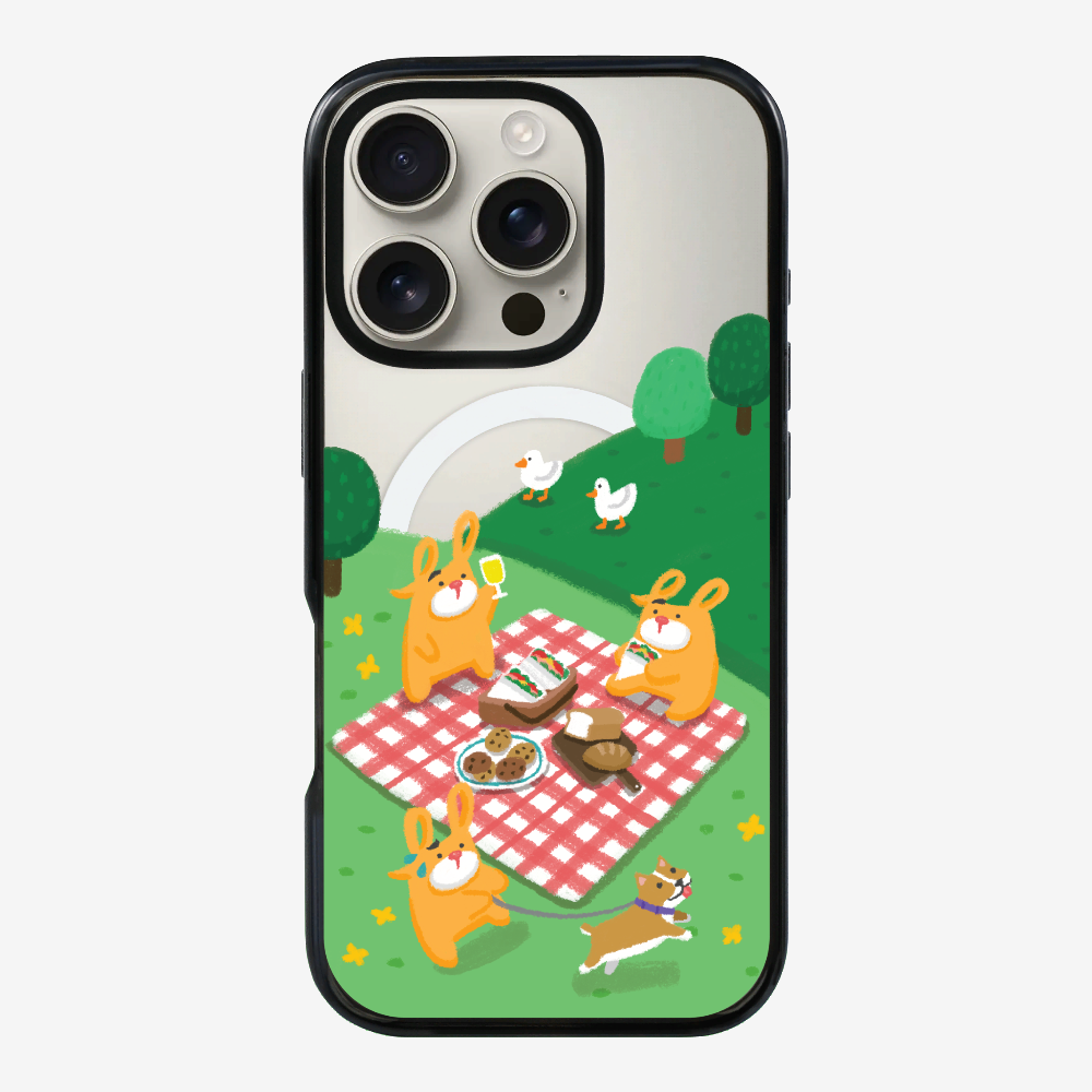 Bear Go Picnic Phone Case
