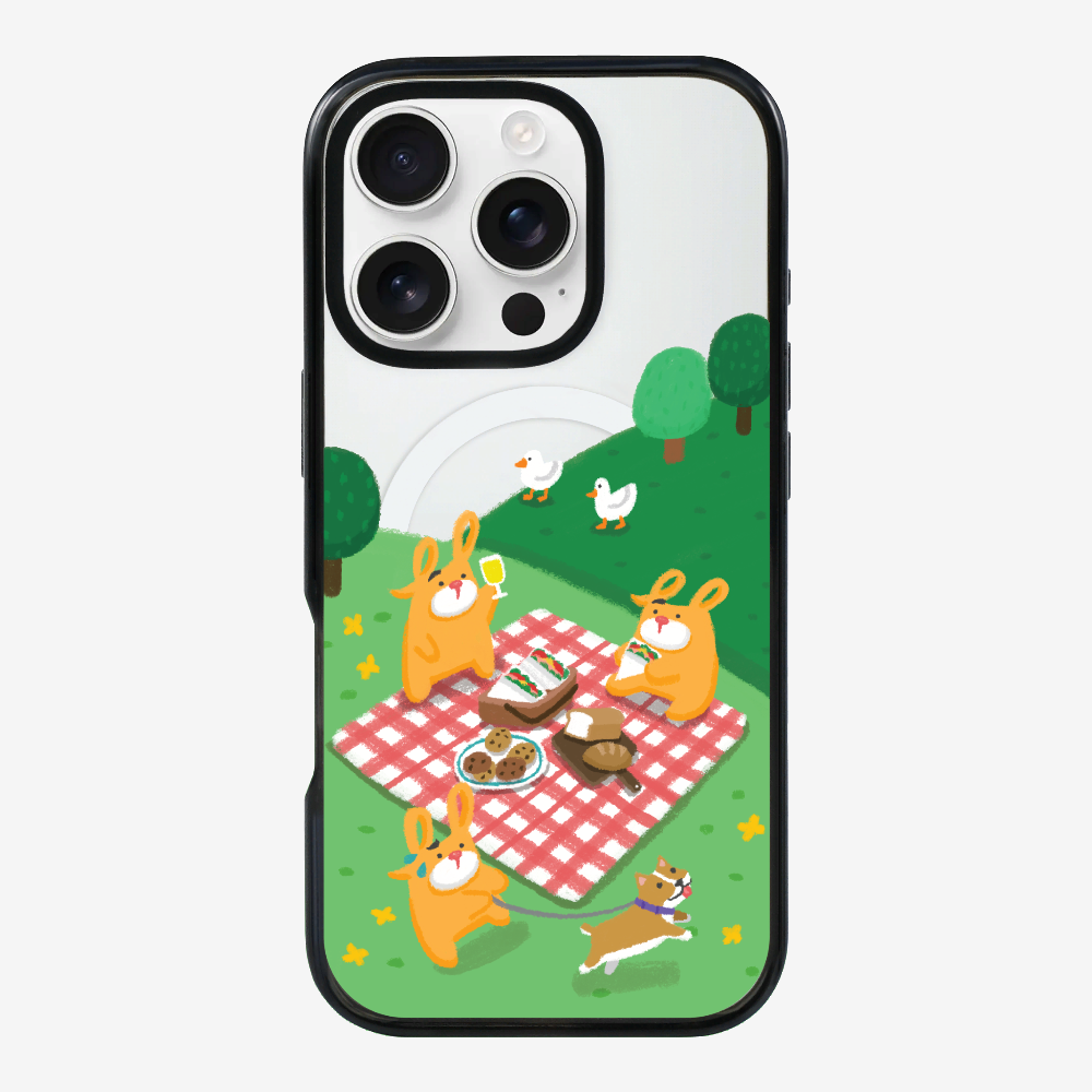 Bear Go Picnic Phone Case