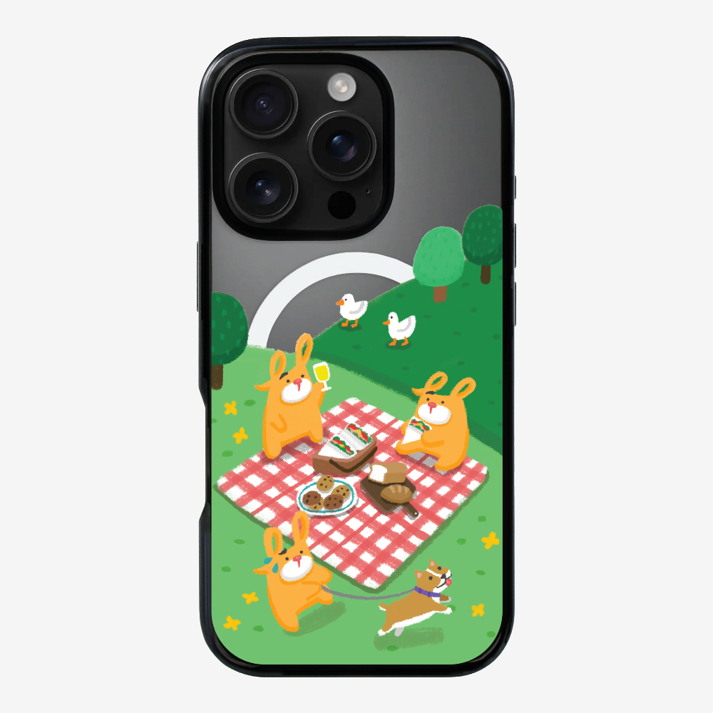 Bear Go Picnic Phone Case