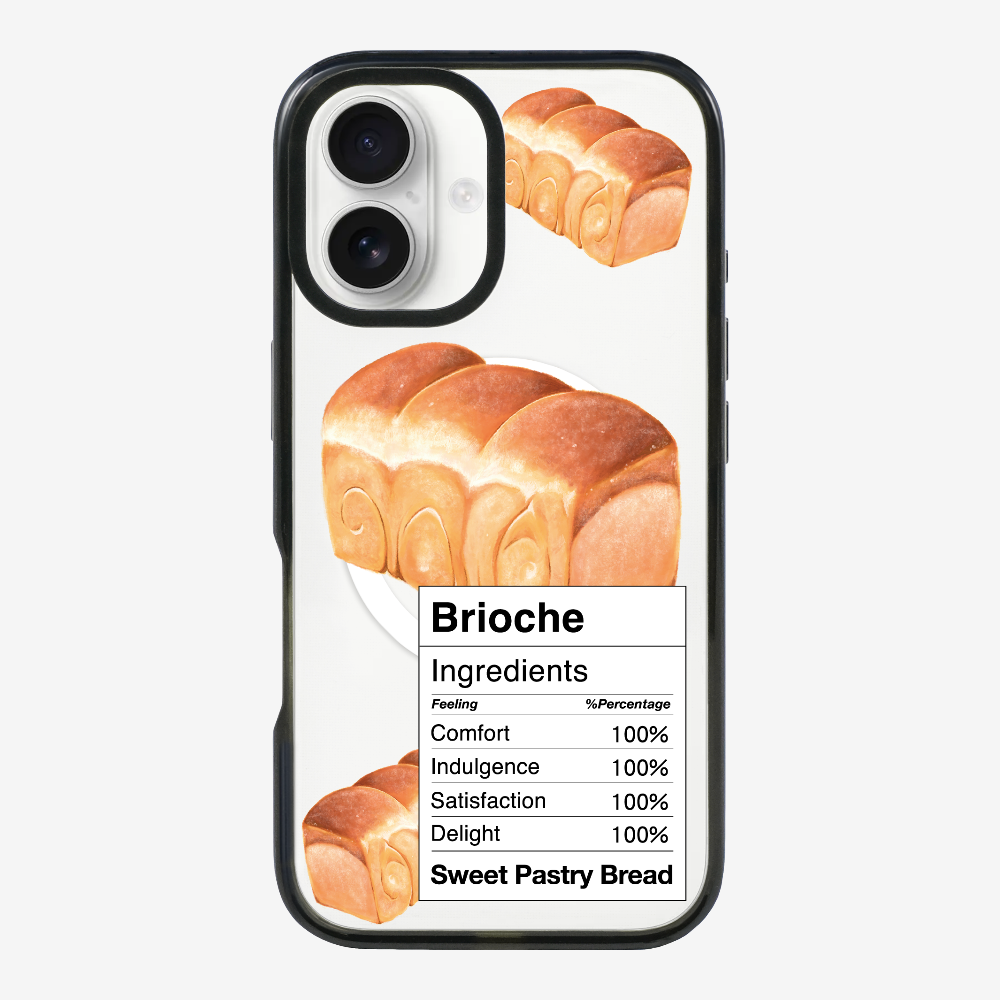 Brioche Bread Recipe Ingredients Phone Case