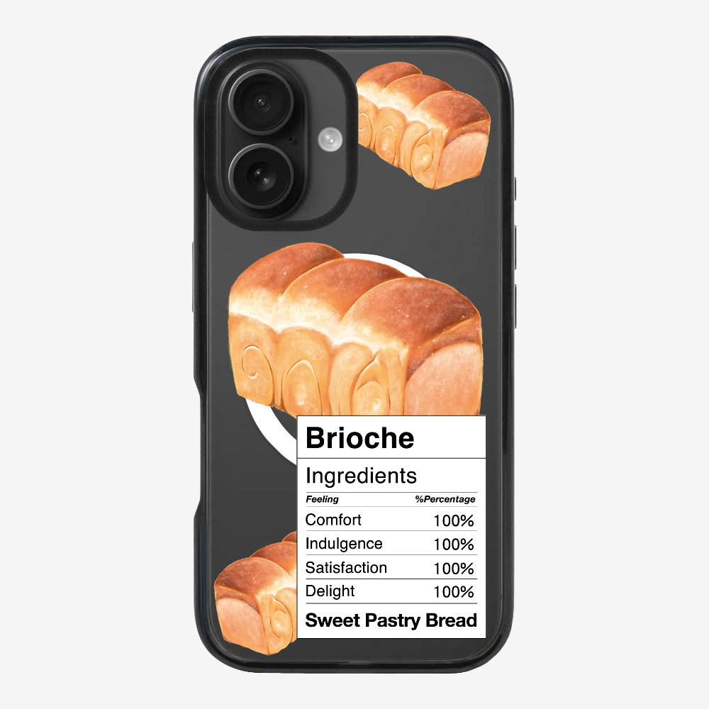 Brioche Bread Recipe Ingredients Phone Case