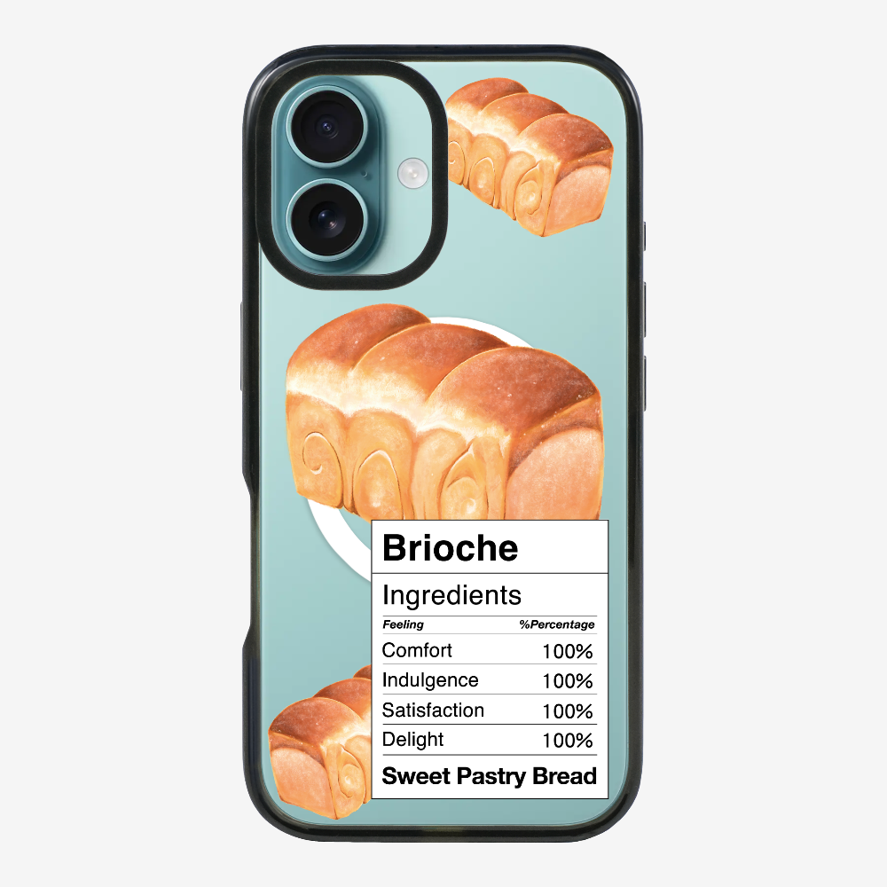 Brioche Bread Recipe Ingredients Phone Case