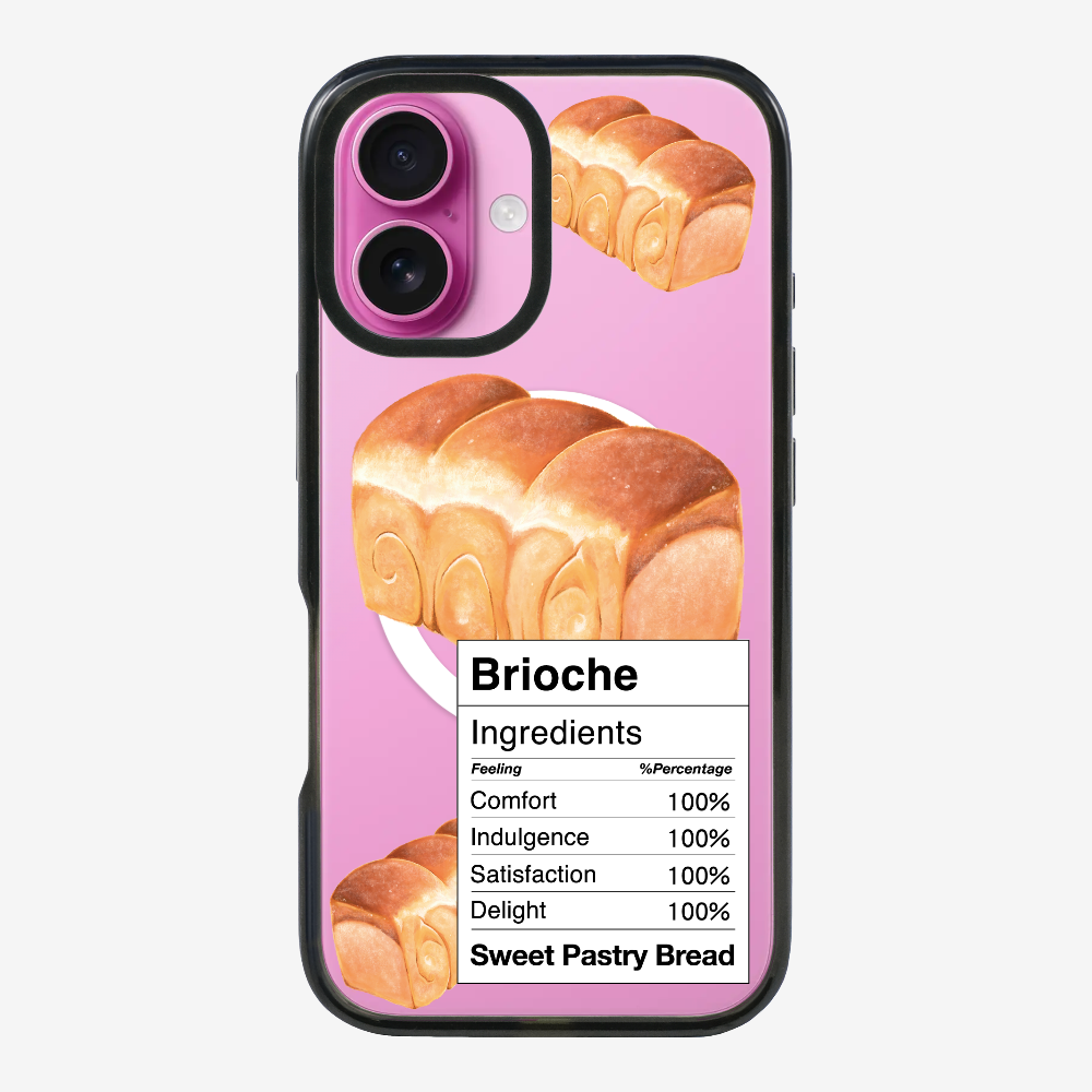 Brioche Bread Recipe Ingredients Phone Case