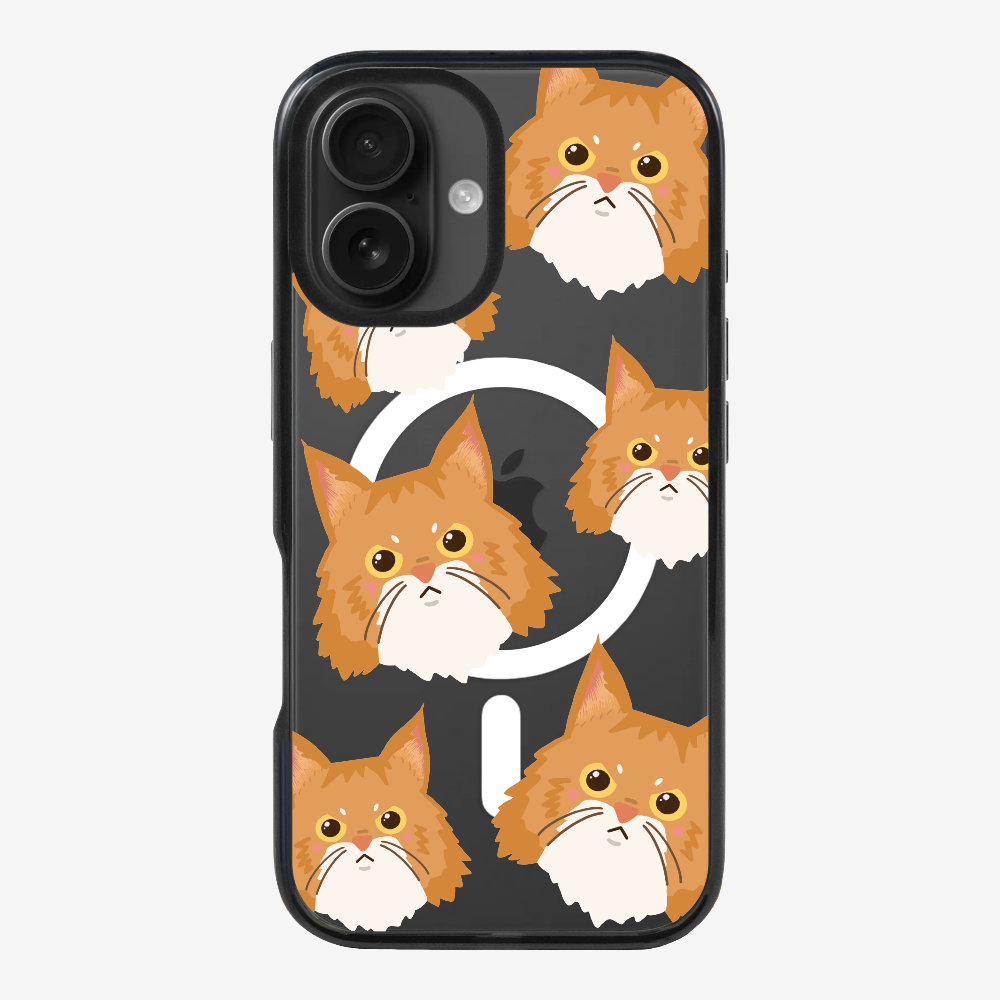 Maine Coon Cat Selfie Phone Case