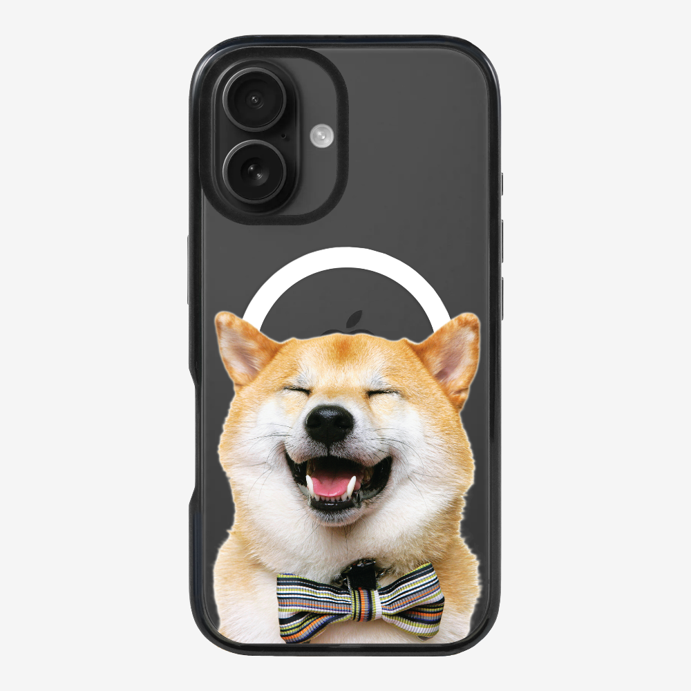 笑瞇瞇柴犬 (透明)保護殼
