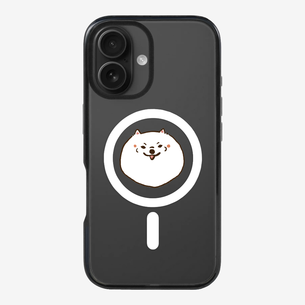 Germany White Pomeranian Phone Case