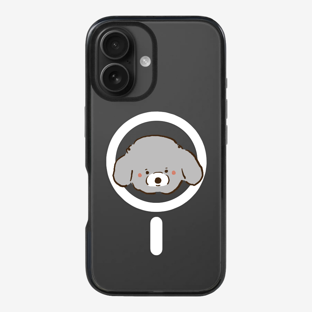Germany Grey Poodle Phone Case