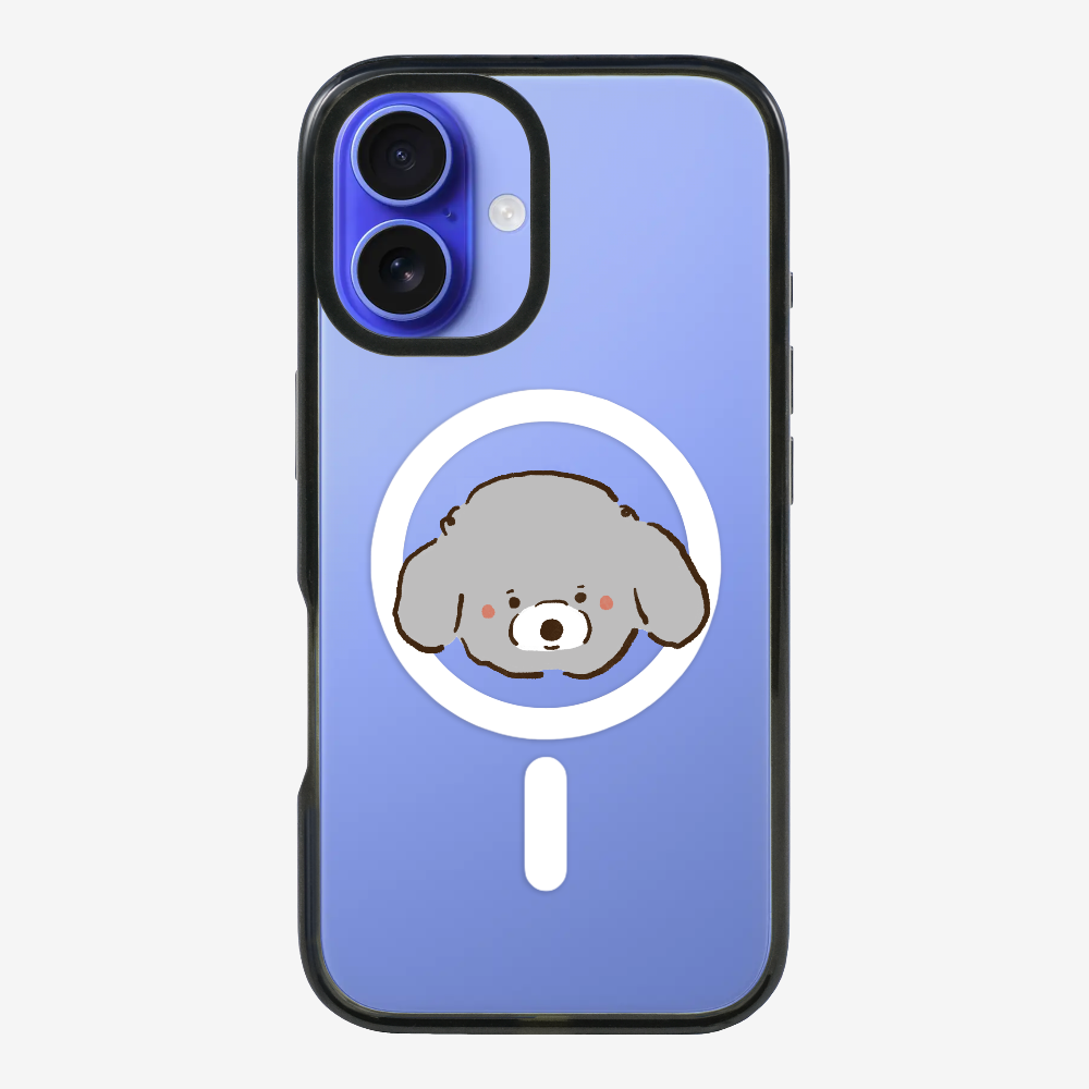 Germany Grey Poodle Phone Case