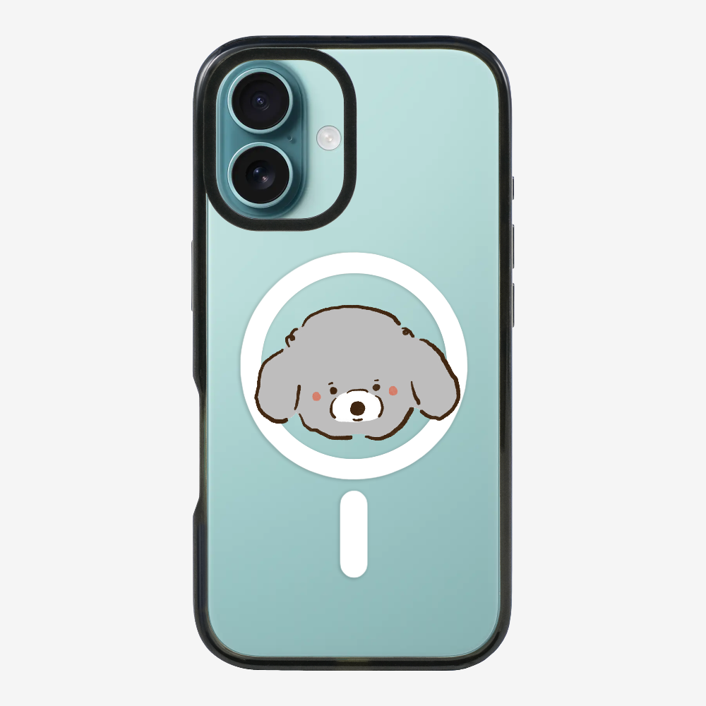 Germany Grey Poodle Phone Case