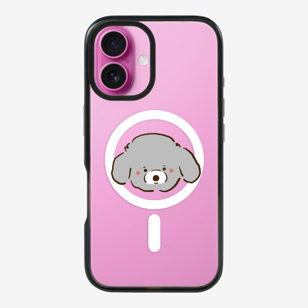 Germany Grey Poodle Phone Case