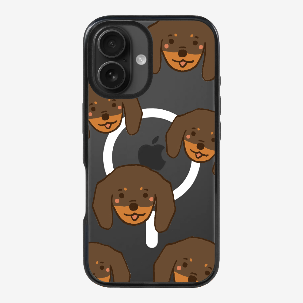 Brown Dachshund Wonderland Phone Case