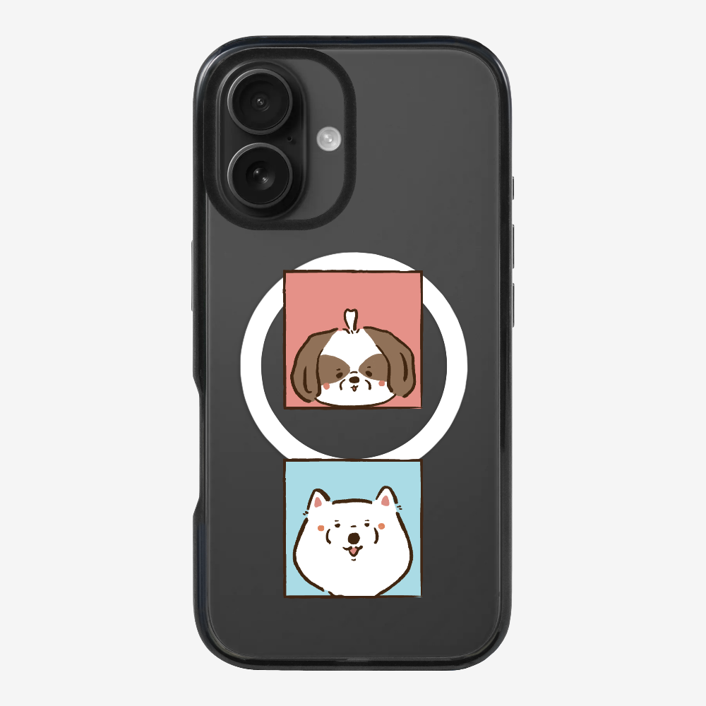 Apso and Samoyed Phone Case