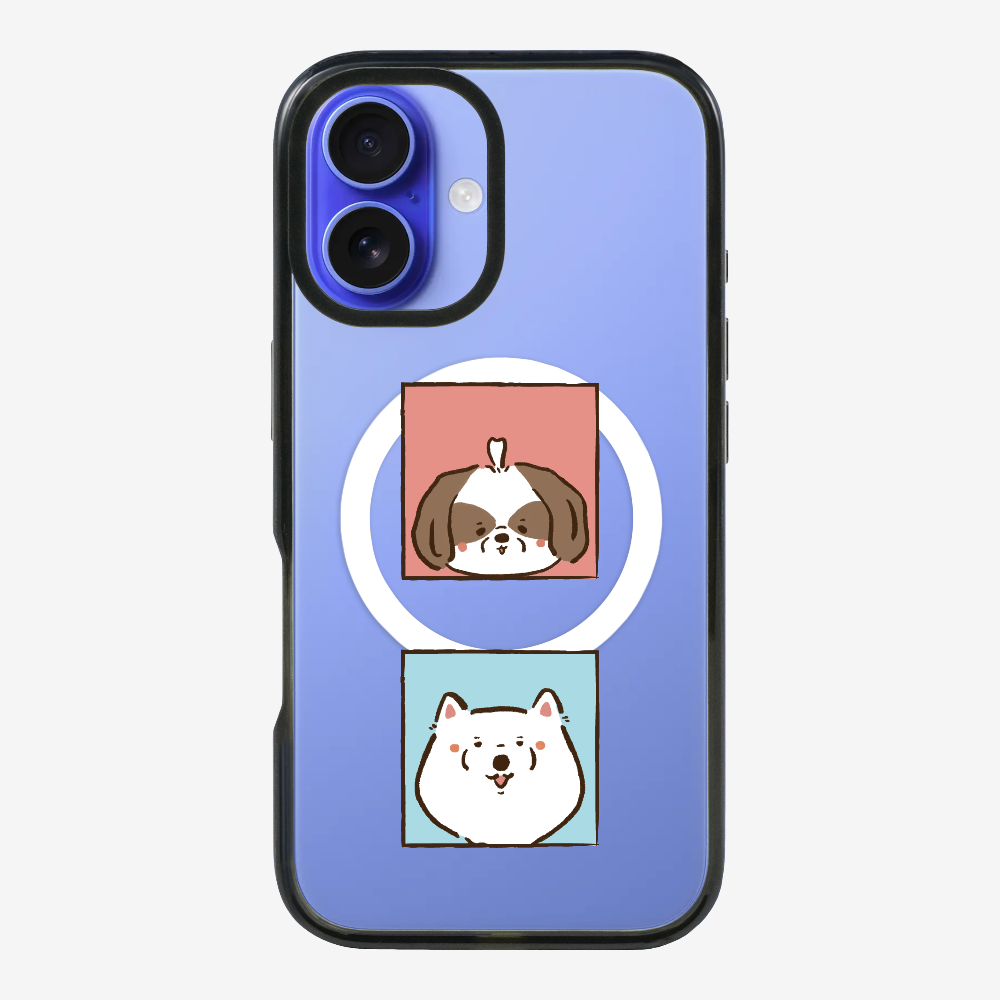 Apso and Samoyed Phone Case