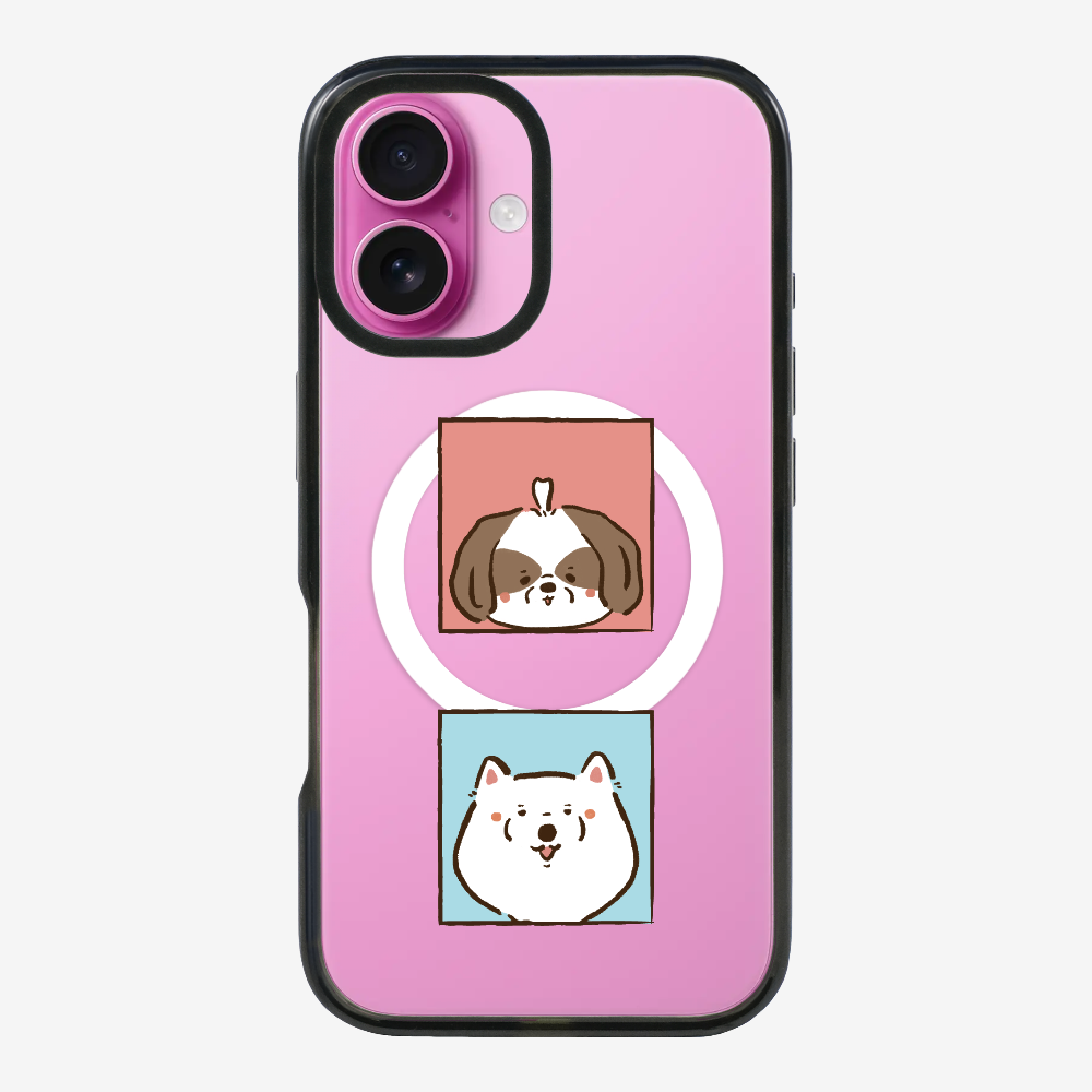 Apso and Samoyed Phone Case