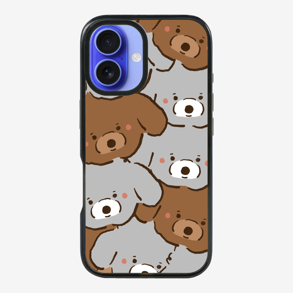 Crowded Poodle Phone Case