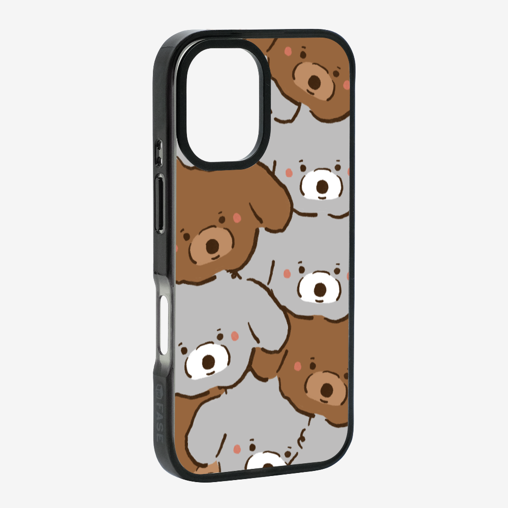Crowded Poodle Phone Case