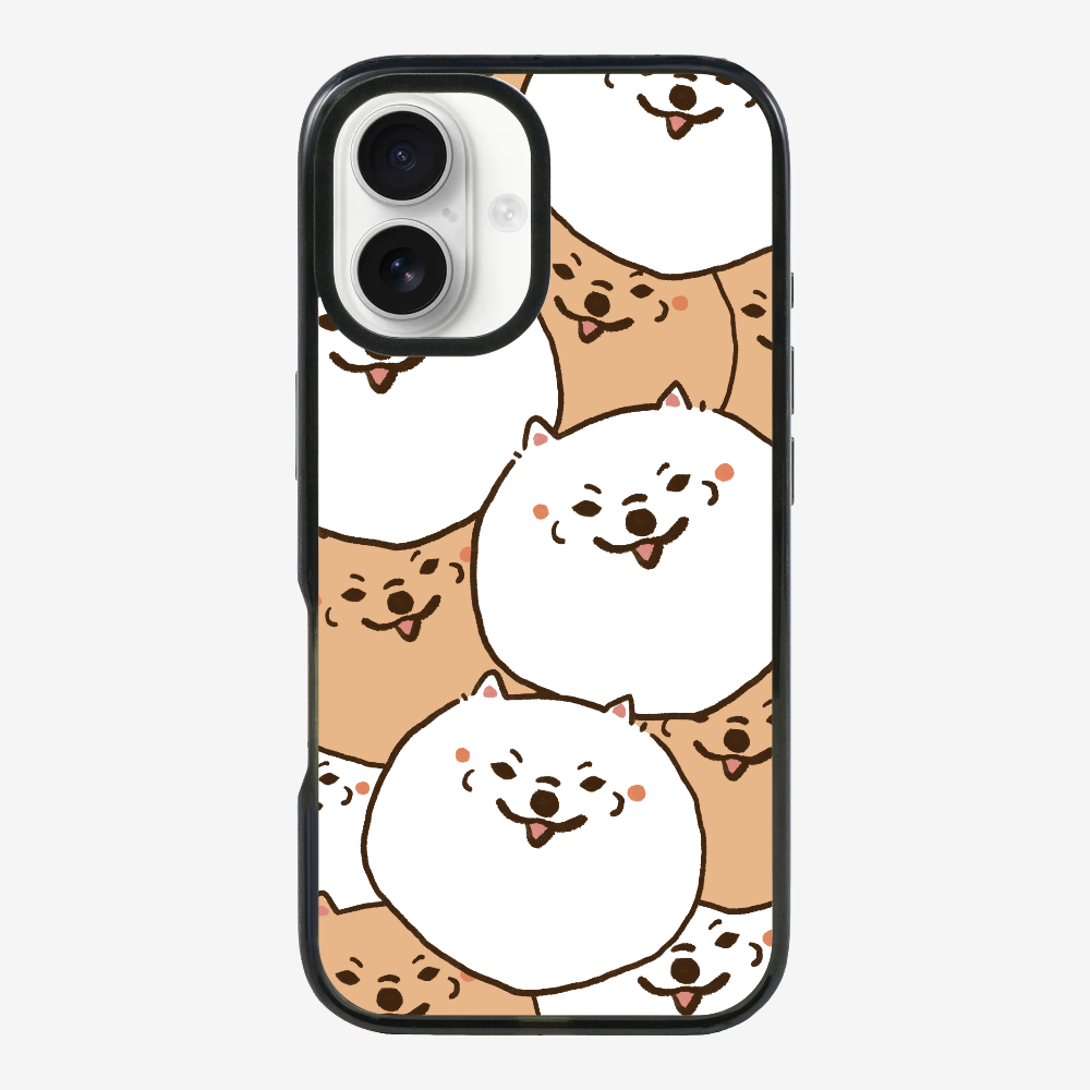 Crowded Pomeranian Phone Case
