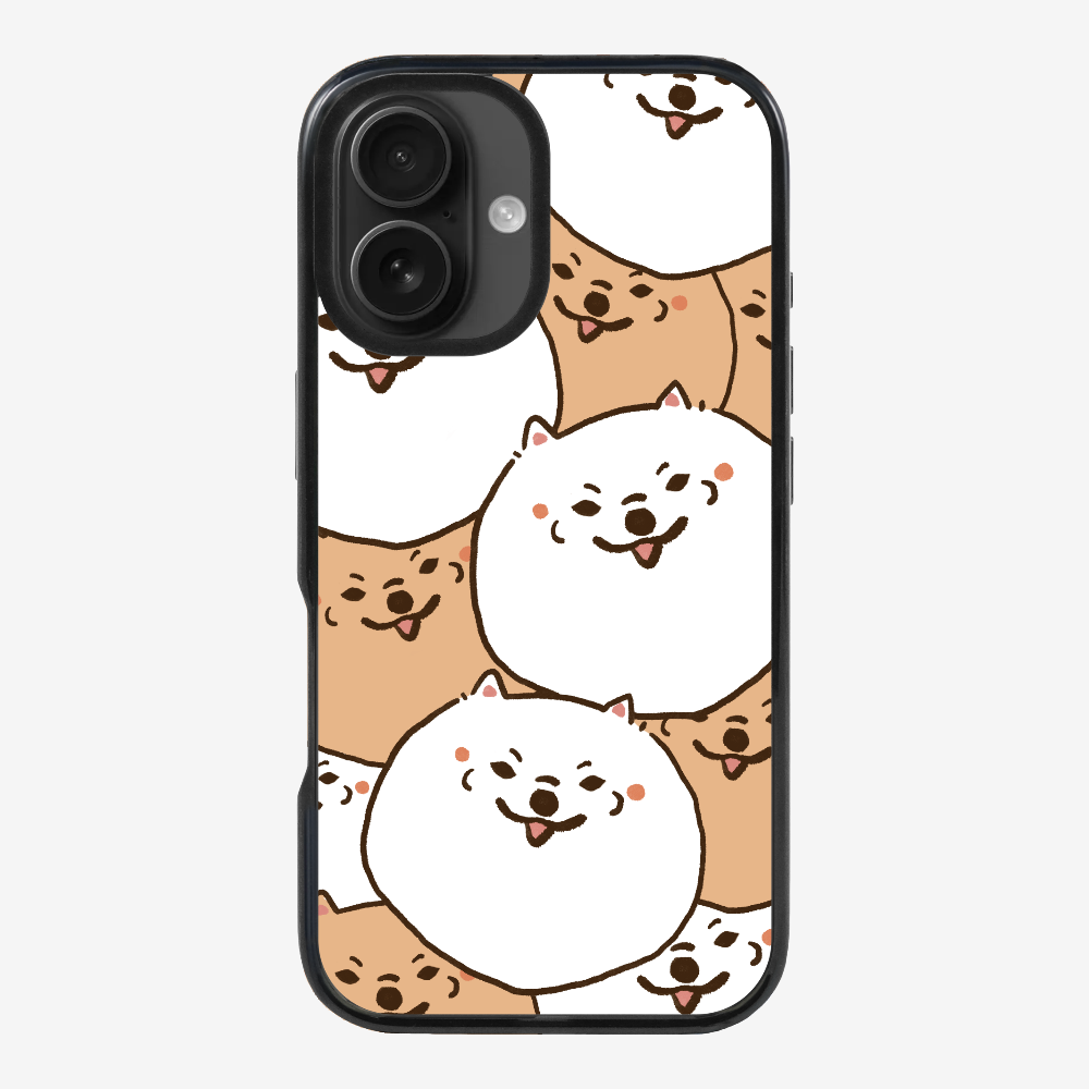 Crowded Pomeranian Phone Case