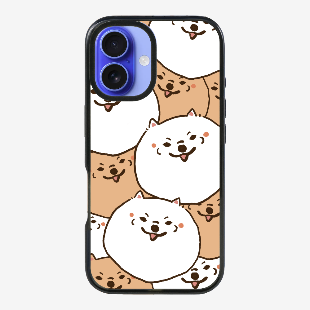 Crowded Pomeranian Phone Case