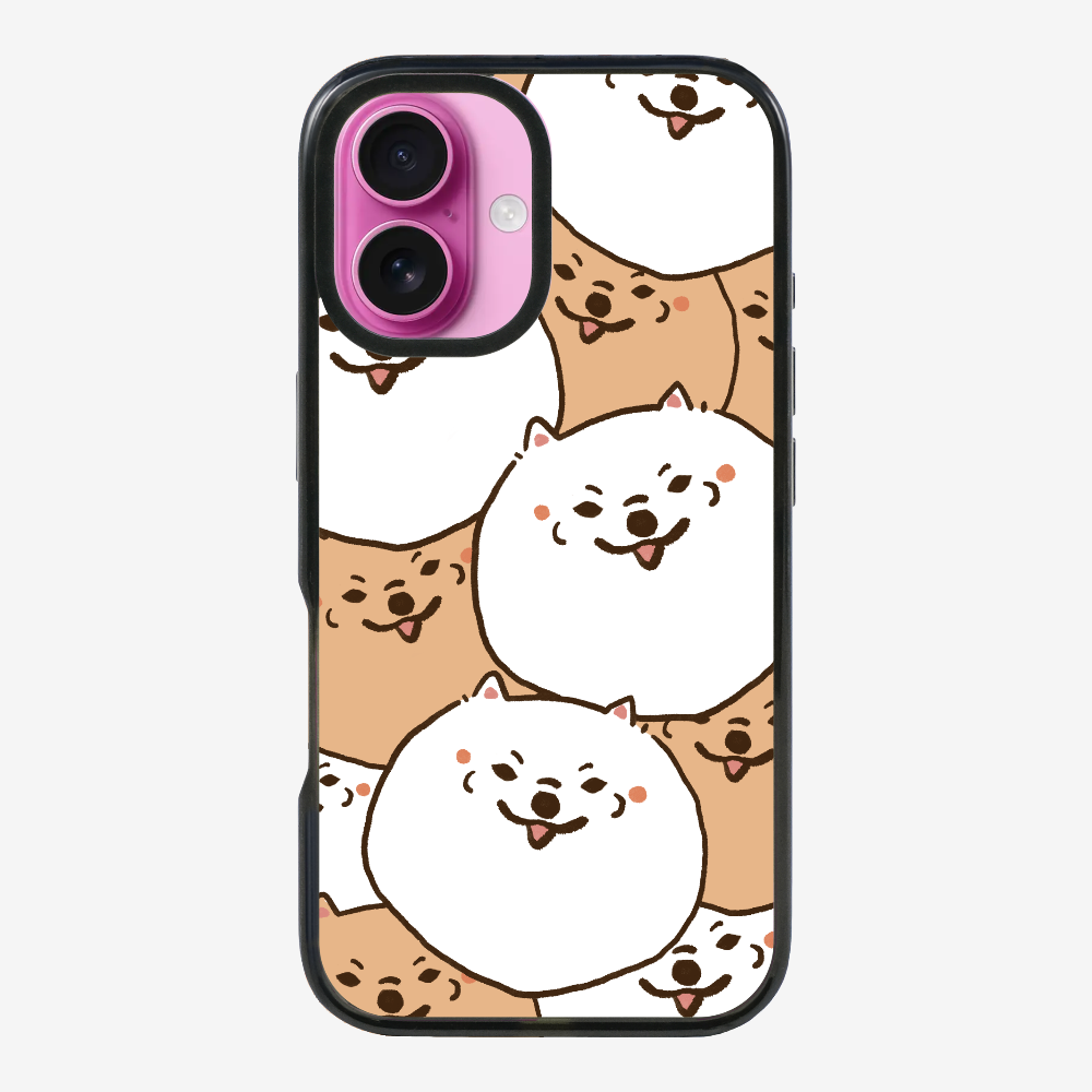 Crowded Pomeranian Phone Case