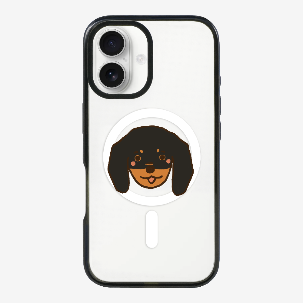 Germany Black Dachshund Phone Case