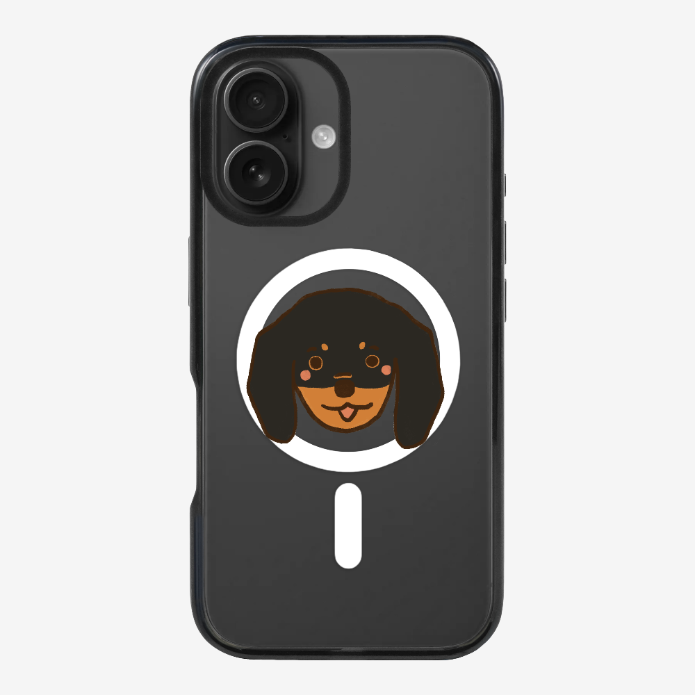 Germany Black Dachshund Phone Case