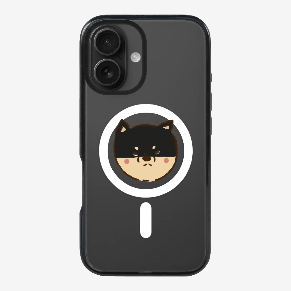 Black Japan Shiba Inu Phone Case