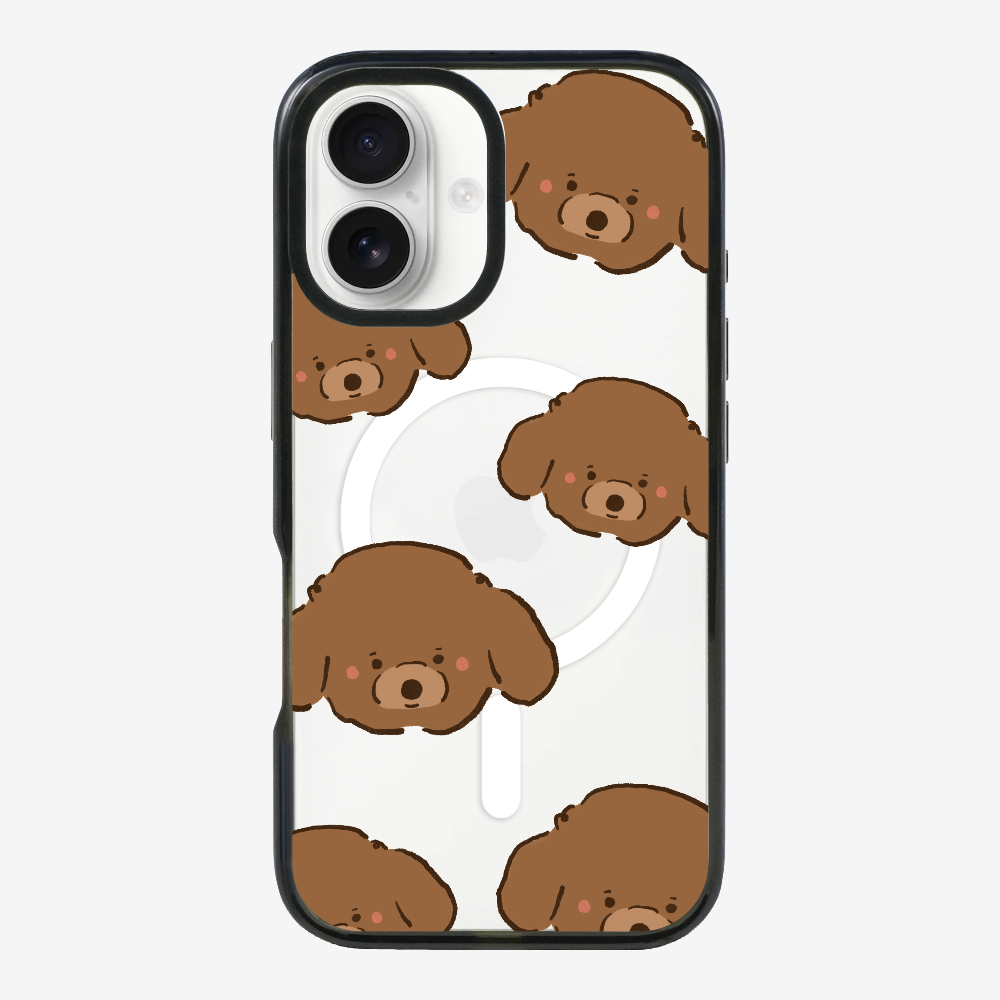 Brown Poodle Wonderland Phone Case