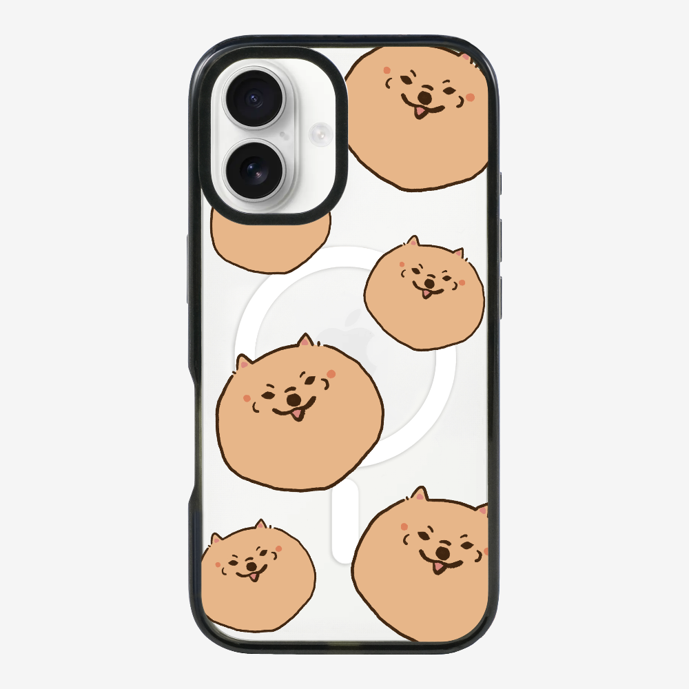 Brown Pomeranian Wonderland Phone Case